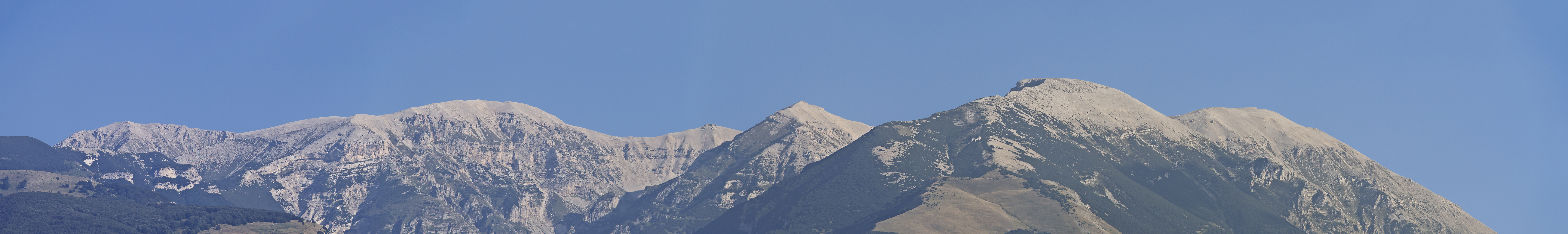 Panorama in una bella giornata limpida